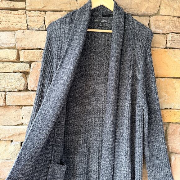 NEW Barefoot Dreams 1X Cozy Chic Lite Open Montecito Gray Duster Cardigan 494 - Picture 8 of 12